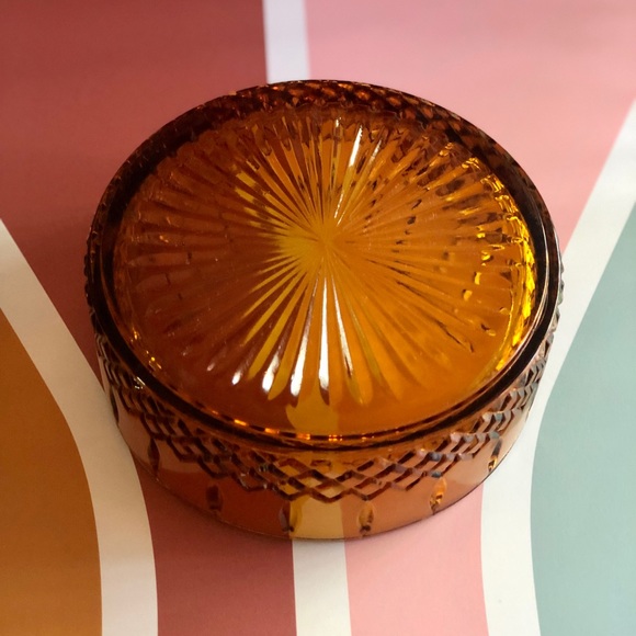 ✨SOLD ✨VINTAGE Amber Glassware Bowl Display Dish - Picture 6 of 9